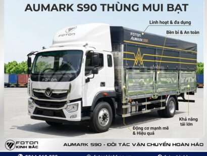 Aumark S90 thùng mui bạt