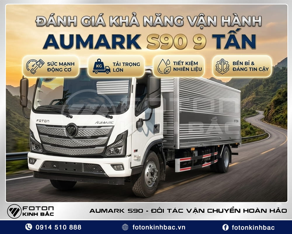 Đánh giá khả năng vận hành xe tải Aumark S90