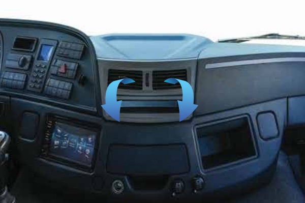 Hệ thống điều hòa trên Auman FV400