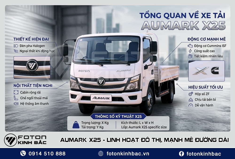 Xe tải Aumark X25