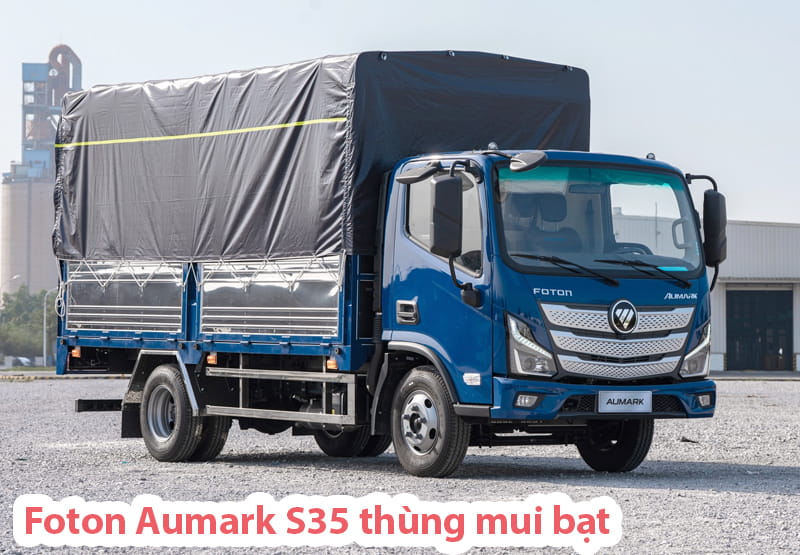 Xe tải foton Aumark S35 thùng mui bạt