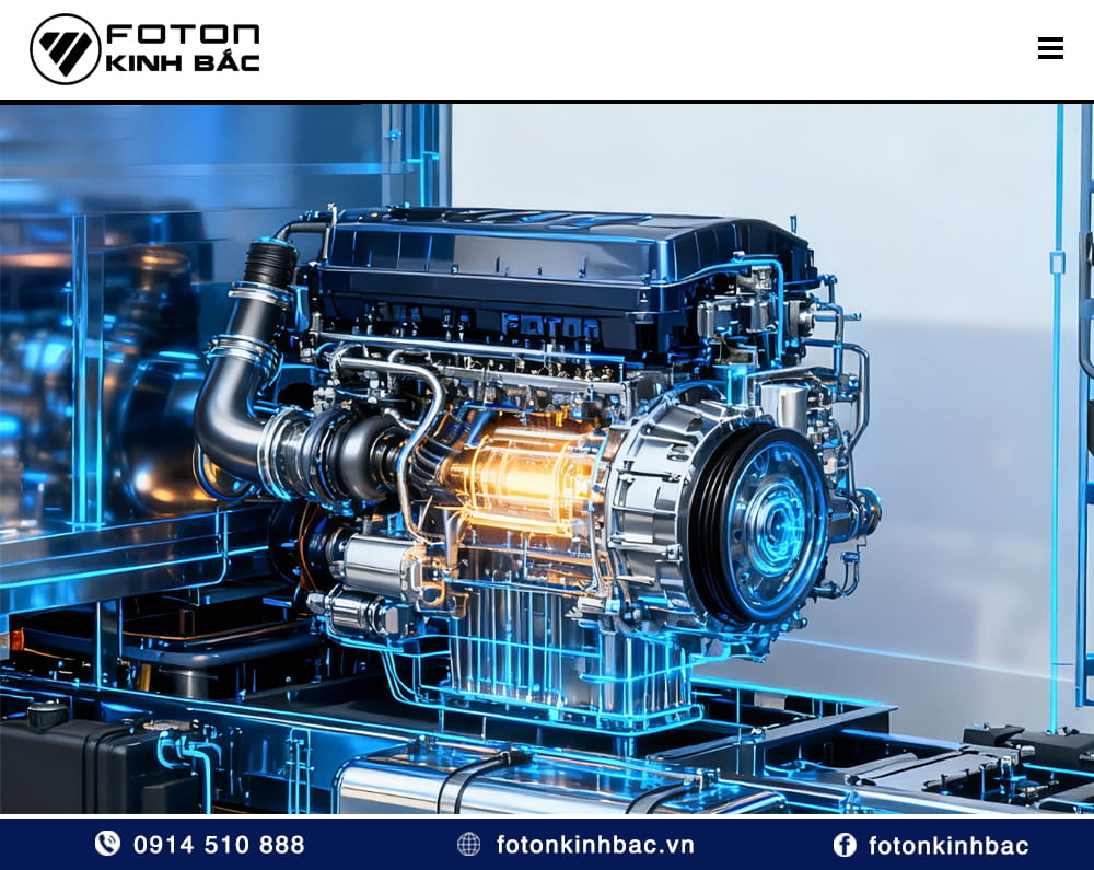 Hộp số trang bị cho xe tải Foton Aumark S50