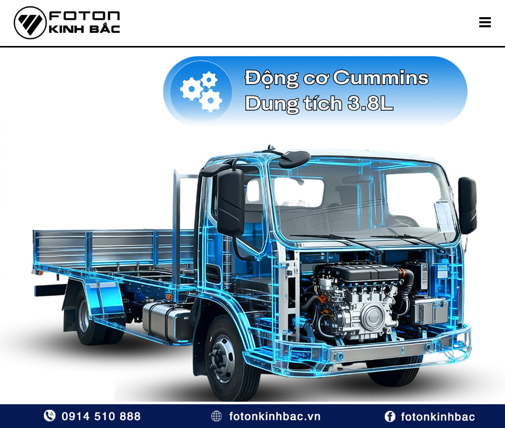 Khả năng vận hành xe tải Foton Aumark S50