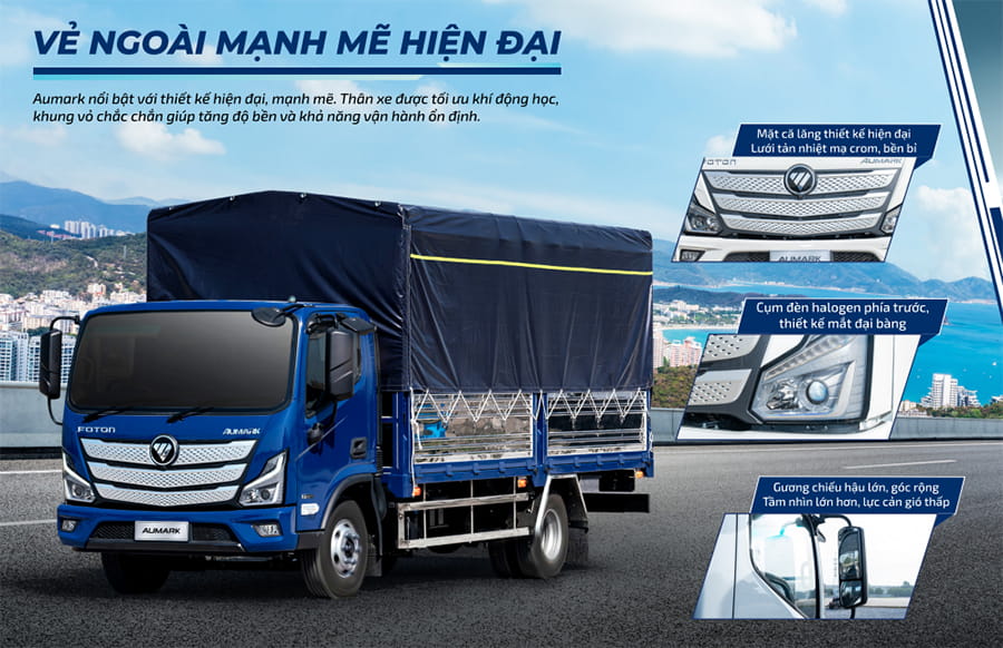 Ngoại thất xe tải Foton Aumark S35