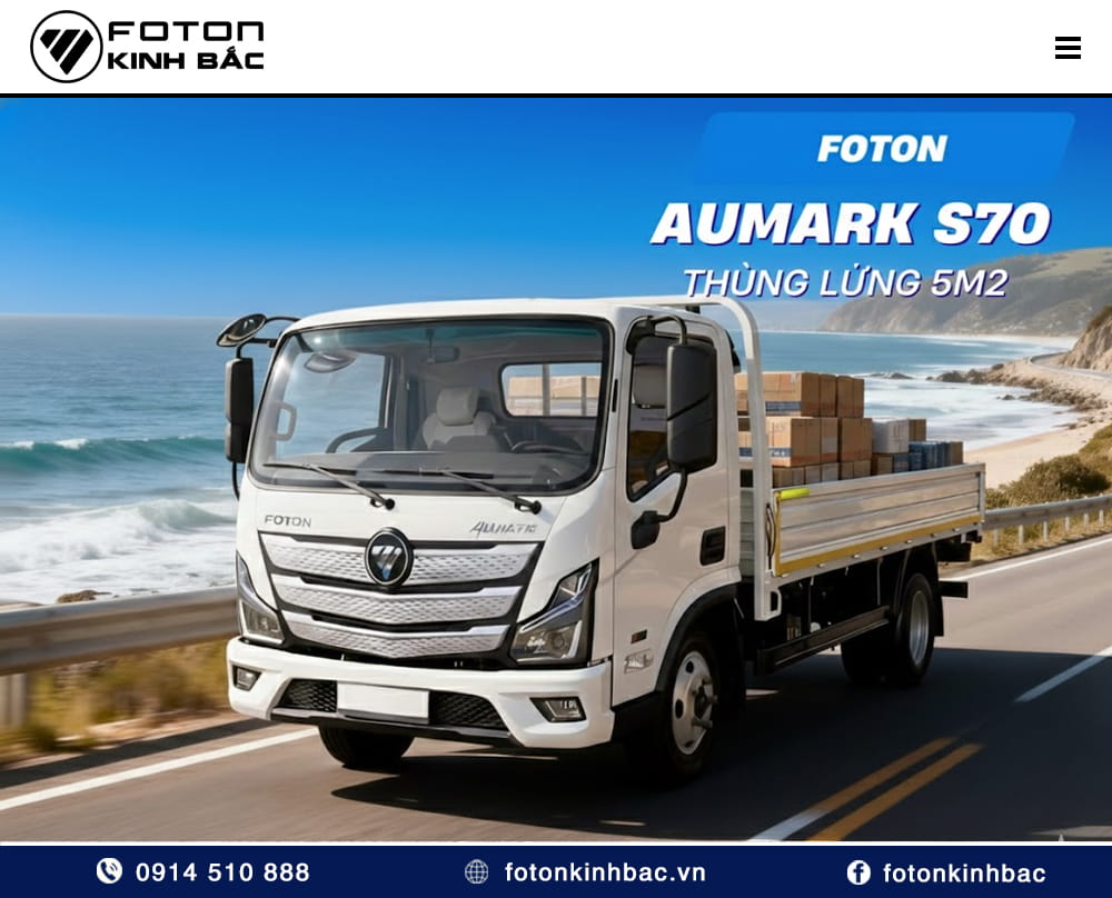 Foton Aumark S70 thùng lửng