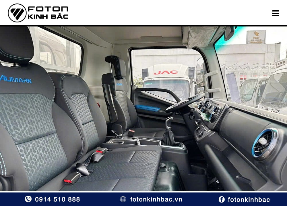 Không gian nội thất xe tải Foton Aumark S70